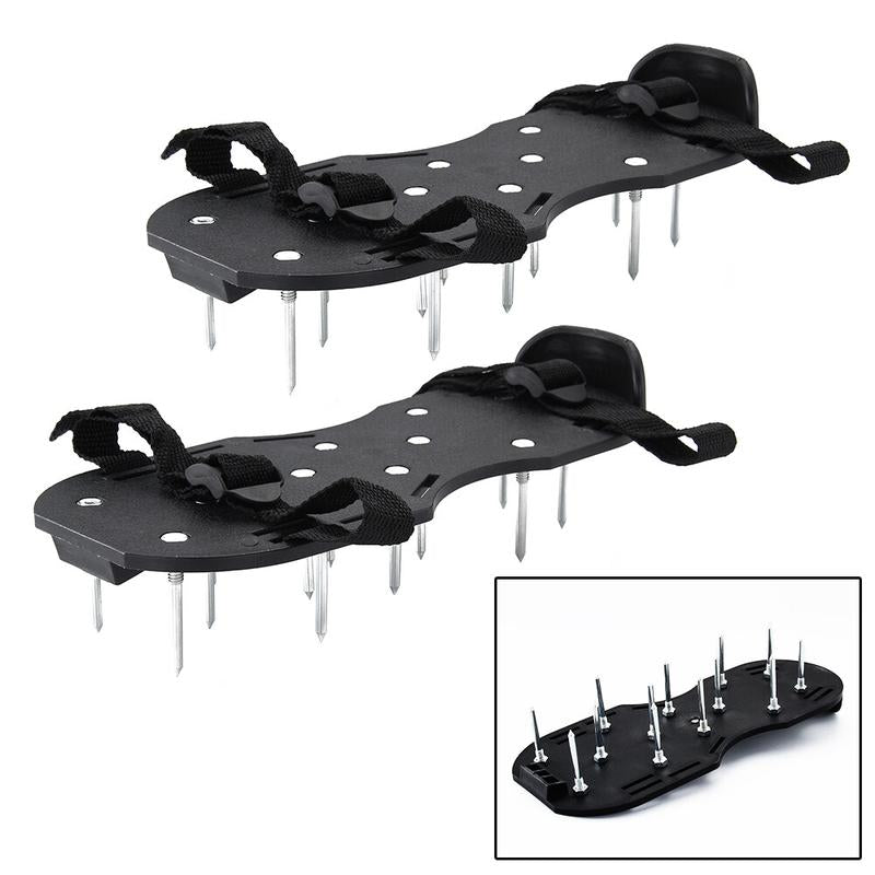 Lawn Aerator Shoes Garden Grass Aerator Spiked Sandals with 26 Spikes and Adjustable Straps Lawn Scarifier for Effectively Aerating Lawn Soil