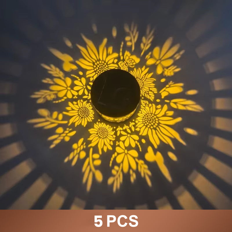 ☀️ Solar Mandala Light for Garden & Patio – 2-in-1 Floor Lamp & Wall Light – Ornamental Light Decoration with Vintage Effect – Rustproof & Durable