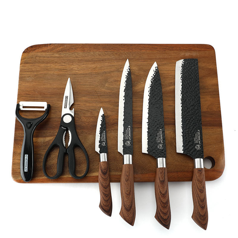 【📦 Limited-time 50% OFF】🔪🔥 Professional stainless steel kitchen knife set – 6 pieces, sharp & durable