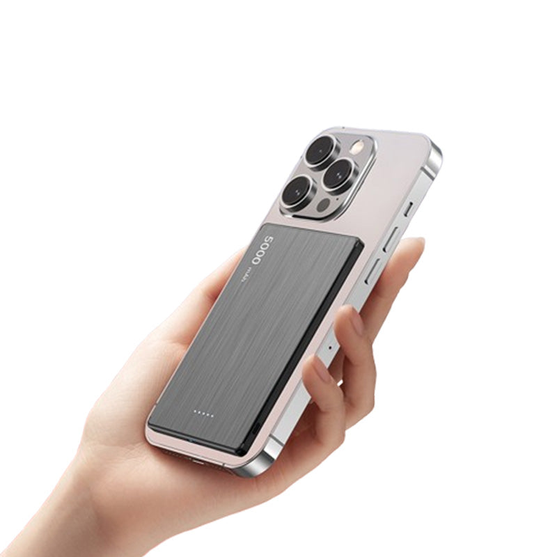 5000mAh Fast Charging Ultra-Slim Magnetic Power Bank