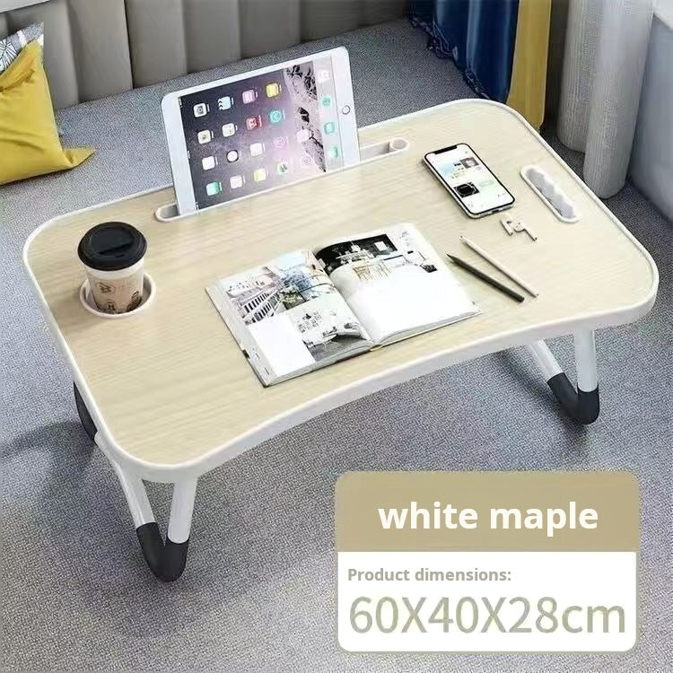 Foldable Laptop Bed Table with Cup Holder