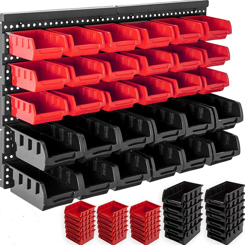 30-Bin Wall Mount Storage Organizer