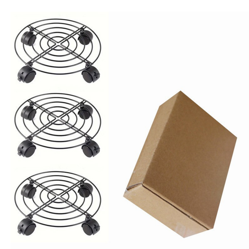 Heavy-Duty Metal Plant Caddy with Wheels