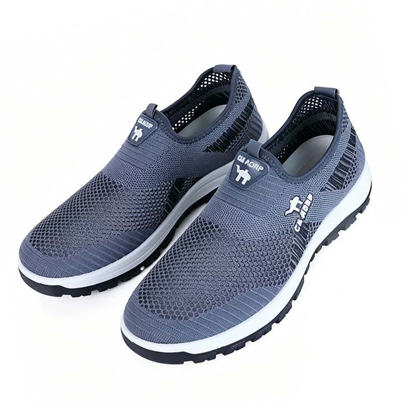Men's Breathable Mesh Slip-On Walking Shoes
