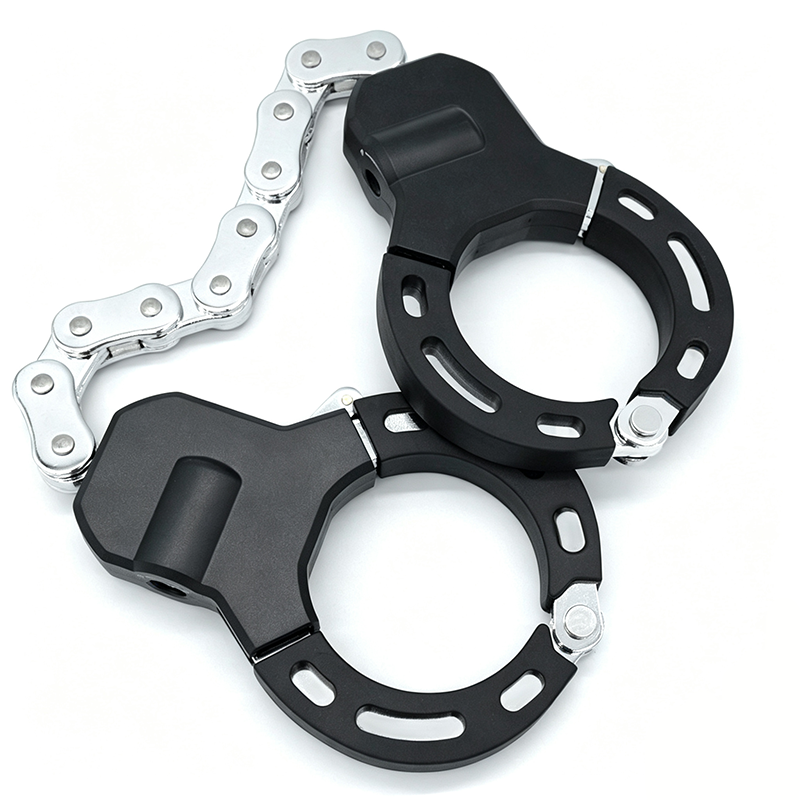 Heavy Duty Scooter Handcuff Lock Anti Theft Alloy Steel Chain Lock with Storage Bag