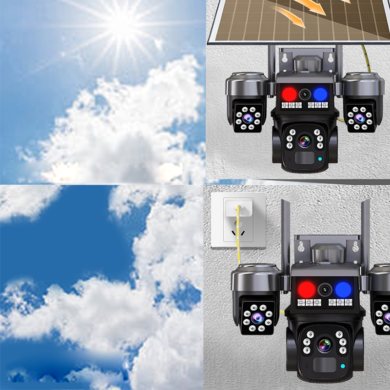 📹☀️ Solar Security Camera – 50% OFF! Triple-lens wide-angle coverage, 9MP colour night vision, IP66 waterproof – no blind spots. 🔒