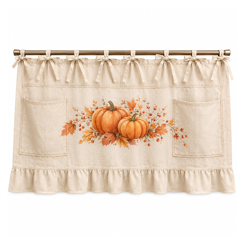 Oven Skirt Curtain with Pockets