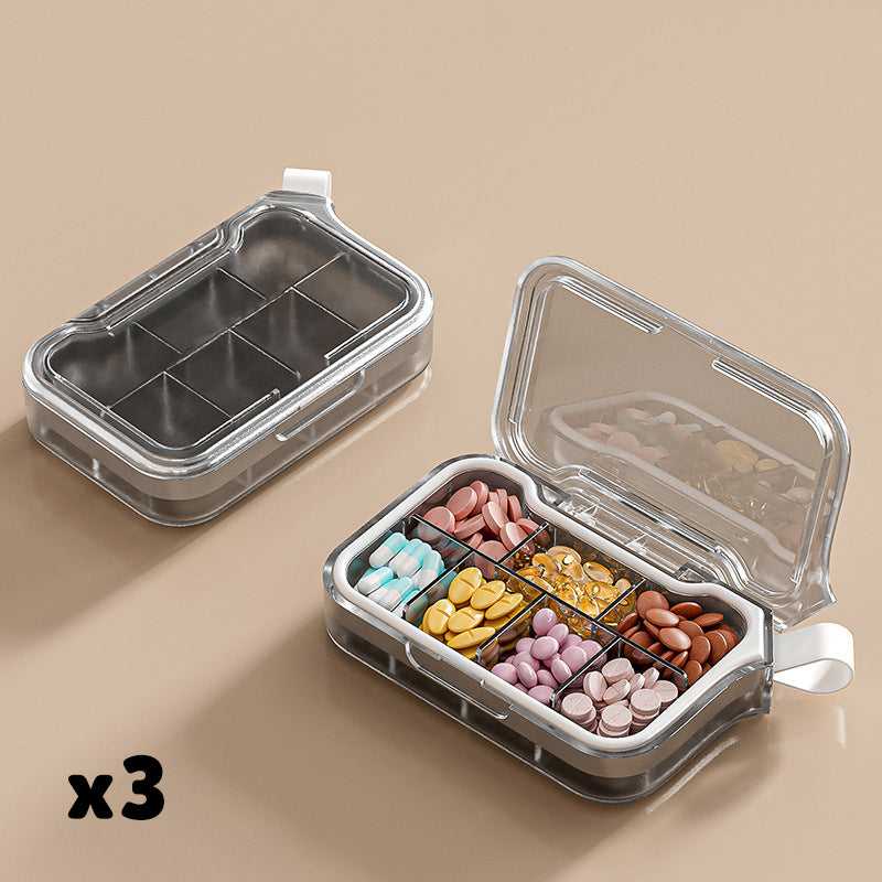Portable Daily Multi-Compartment Pill Organizer