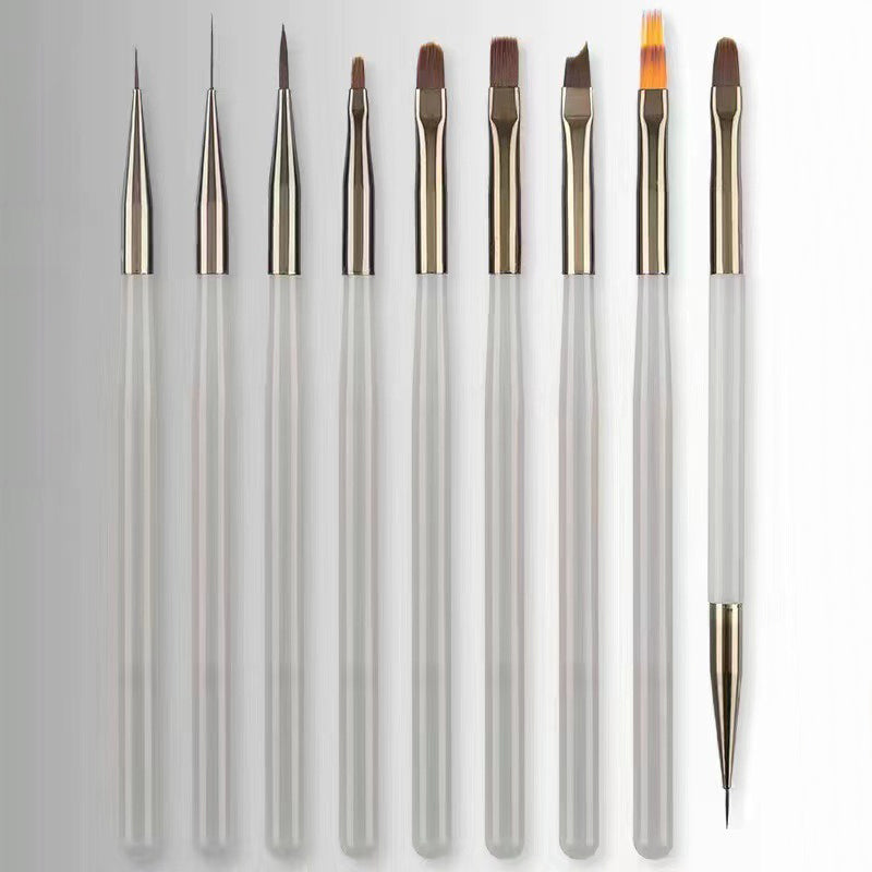 9PCS Acrylic Art Brush Set