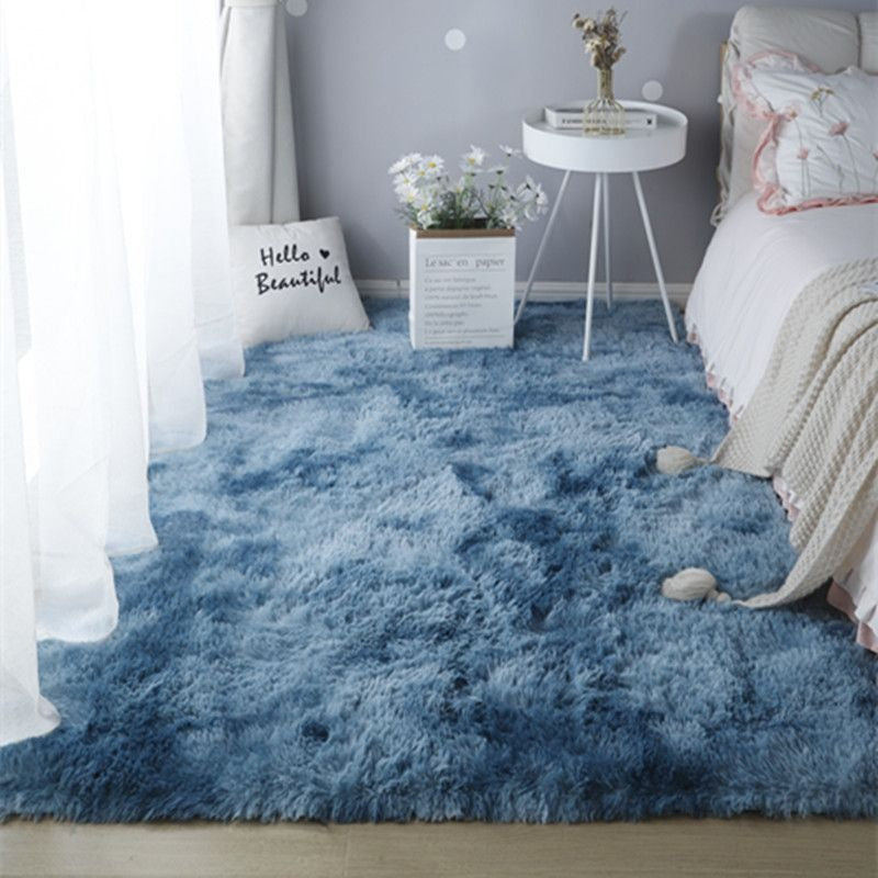 🧸 Soft Fluffy Velvet Rug: Dense Plush, Non-Shed, Cloud Comfort, for Living Room & Bedroom