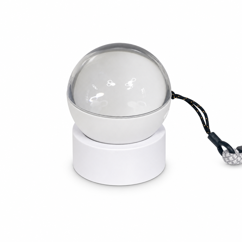 ⏳🔥LIMITED-TIME 50% OFF! Careluxpro Transparent Crystal Ball Bluetooth Speaker with Digital Screen for Video and GIF Playback