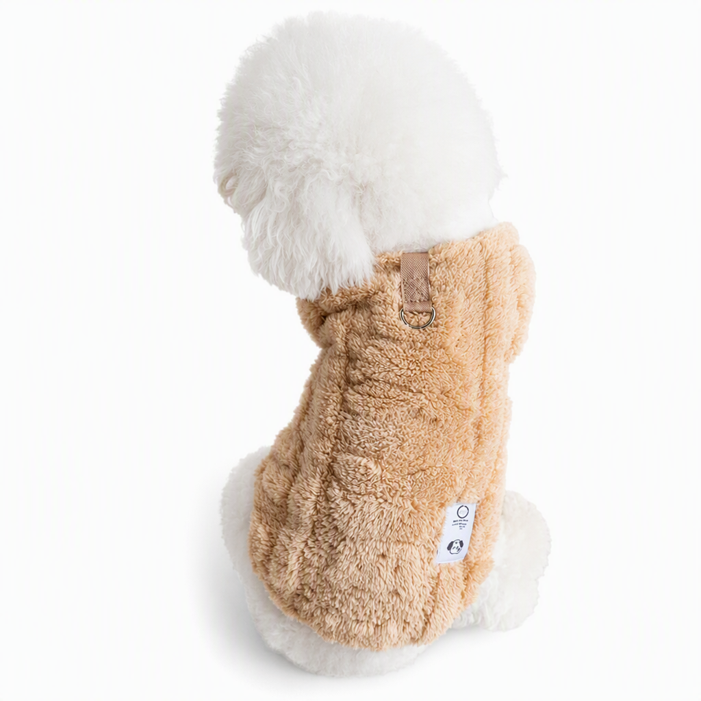 📢📢 50% OFF🦮Soft Fleece Pet Coat – Warm & Cozy Winter Jacket with Leash D-Ring for Small Dogs & Cats