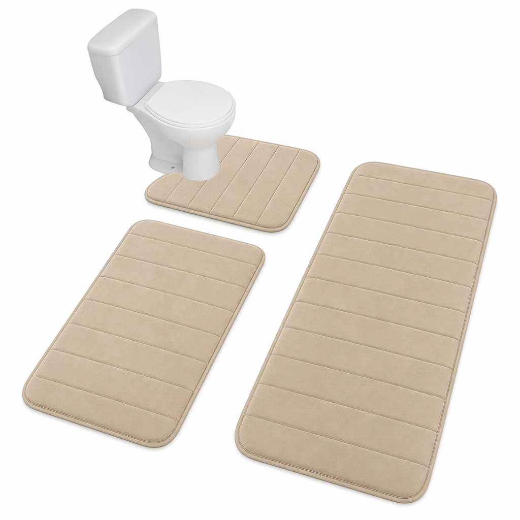 Quilted Bathroom Floor Mat