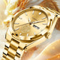 Calonic Kien Men's Luxury Swiss Automatic Gold Watch