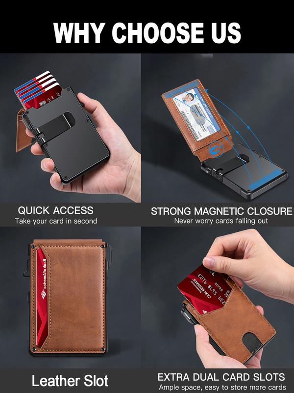 🔥🎁New arrival 50% OFF--Slim men's wallet with RFID