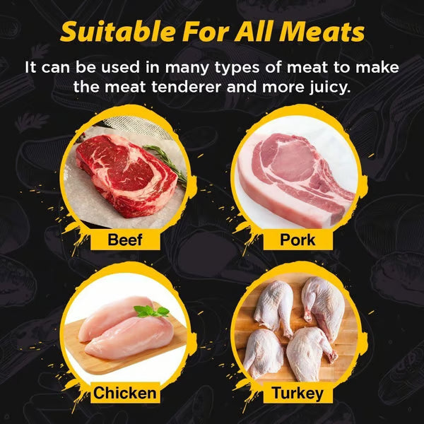 🔥Stainless Steel Meat Tenderizer Needle 21 Pin Steak BBQ Kitchen Cooking Tool