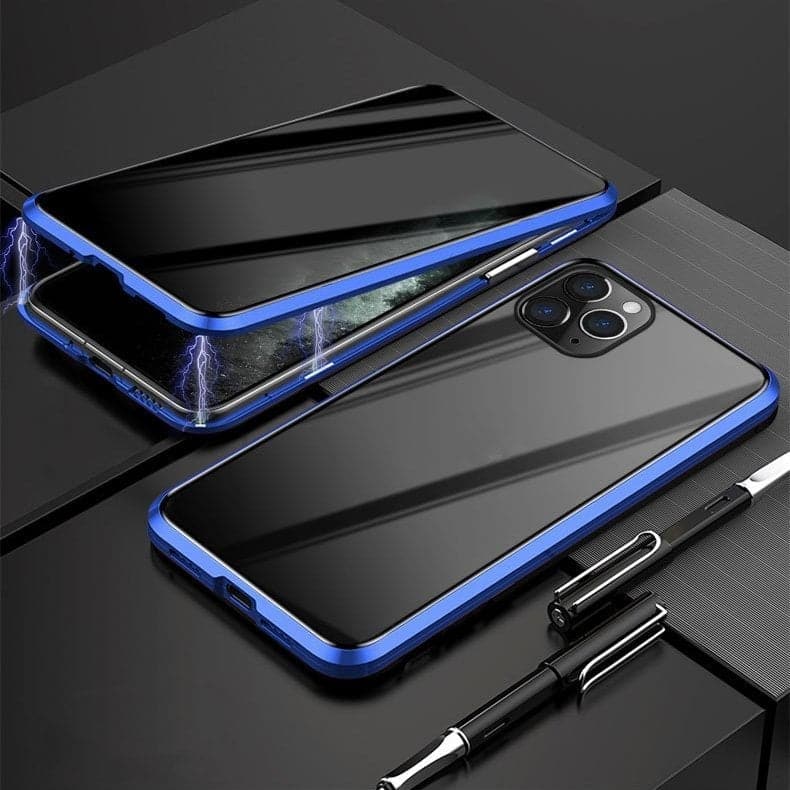 🎁Hot Sale 50% OFF⏳Magnetic iPhone case with privacy glass and metal