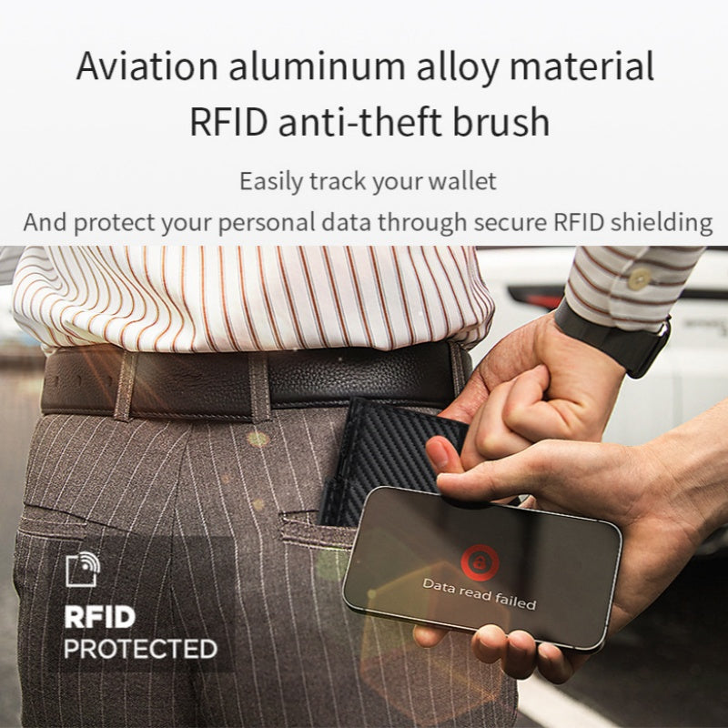 🔥🎁New arrival 50% OFF--Slim men's wallet with RFID