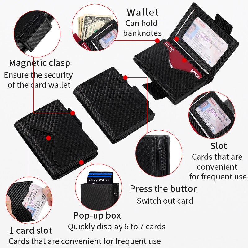 🔥🎁New arrival 50% OFF--Slim men's wallet with RFID