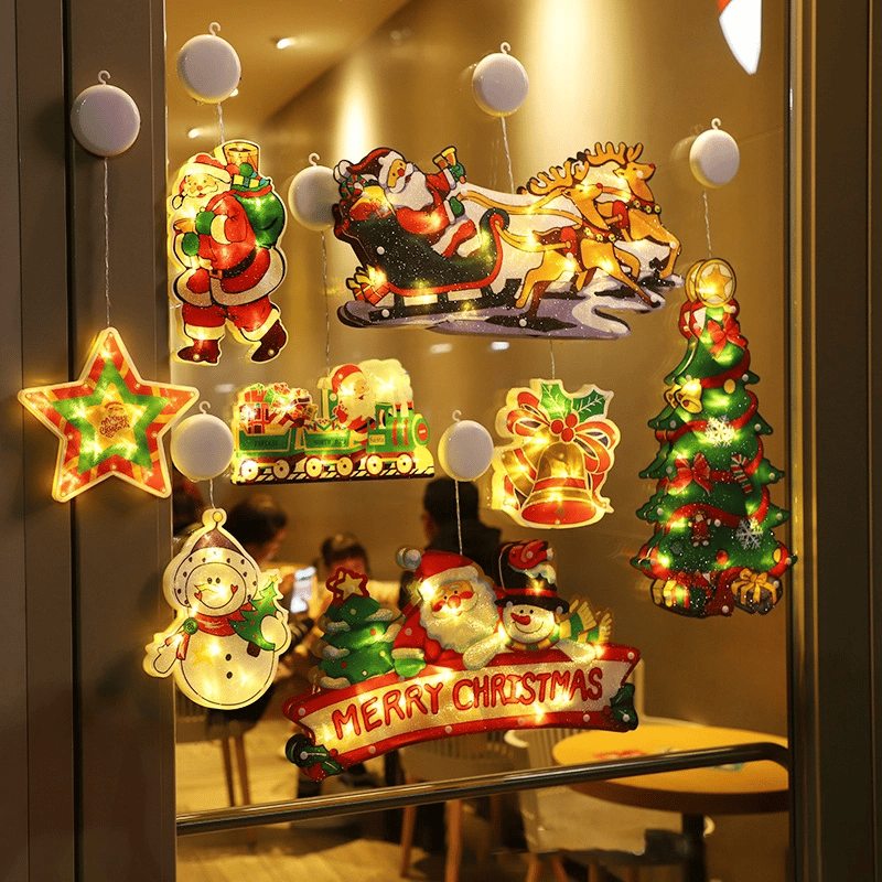 🎅Christmas Sale 50% OFF🎄Christmas Window Hanging Lights🎁