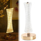 Crystal Table Lamp for Bedroom, Bedside Lamp with Adjustable Brightness, Elegant Home Decor Light for Living Room, Study & Office