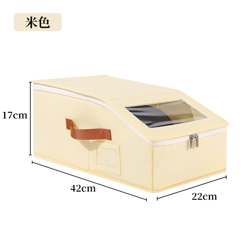 Stackable storage boxes for baseball caps