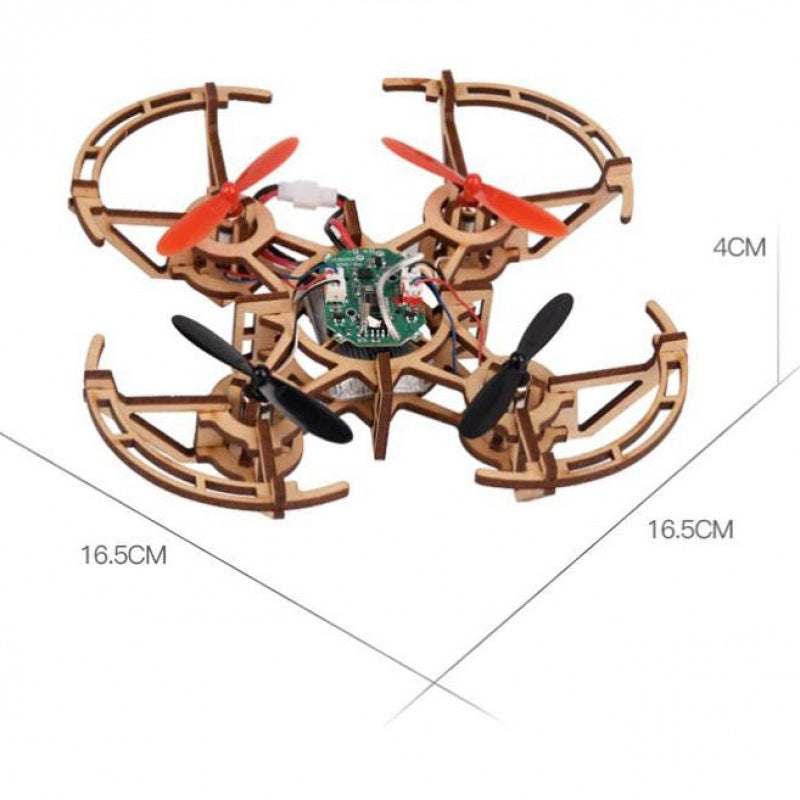 🧩 DIY Wooden Drone Building Kit 🚁