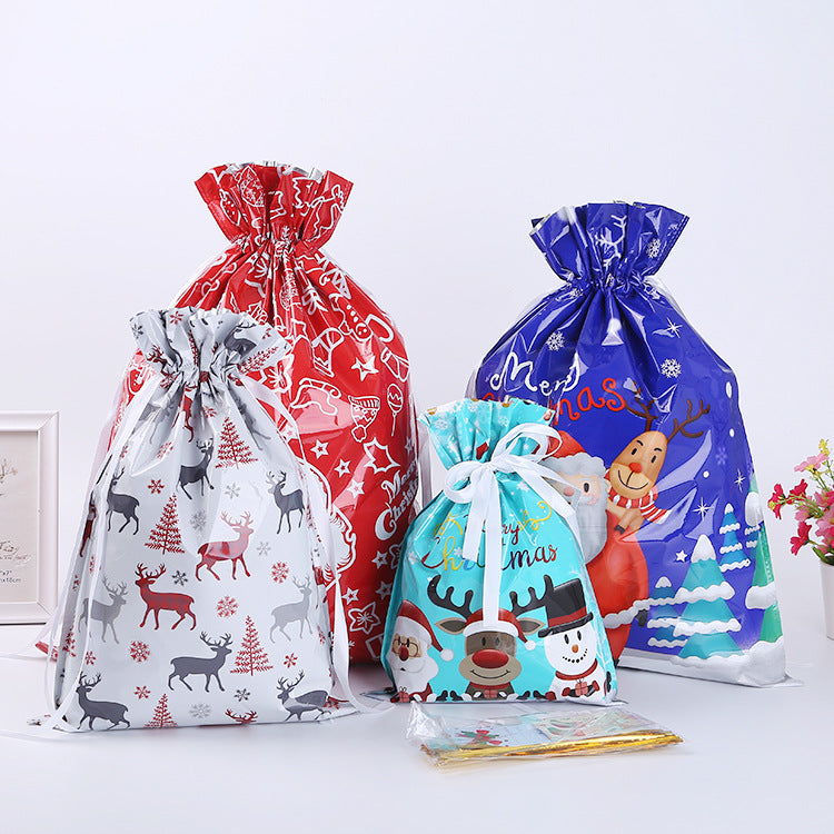 🎅Early Christmas Shopping: 50% Off🎄Drawstring Christmas Gift Bags (Biodegradable)