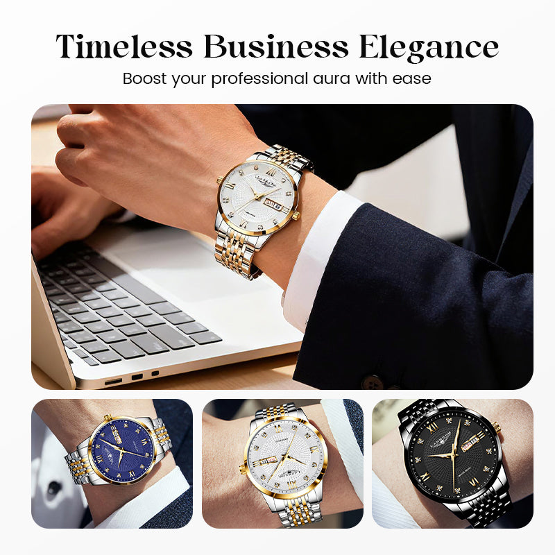 ⏰Black Friday Sale 80% OFF💥💥Men's Stainless Steel Waterproof Business Watch