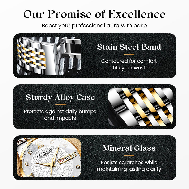 ⏰Black Friday Sale 80% OFF💥💥Men's Stainless Steel Waterproof Business Watch