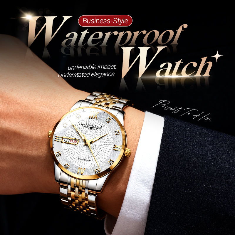 ⏰Black Friday Sale 80% OFF💥💥Men's Stainless Steel Waterproof Business Watch