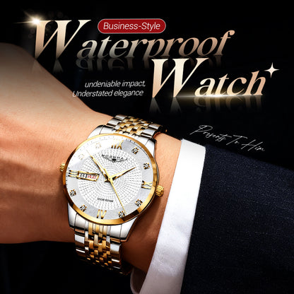 ⏰Black Friday Sale 80% OFF💥💥Men's Stainless Steel Waterproof Business Watch