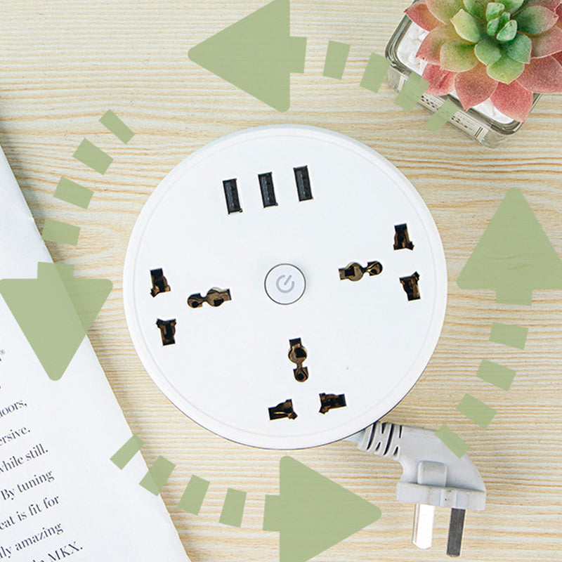 🔌Cord-Winding Universal Power Strip