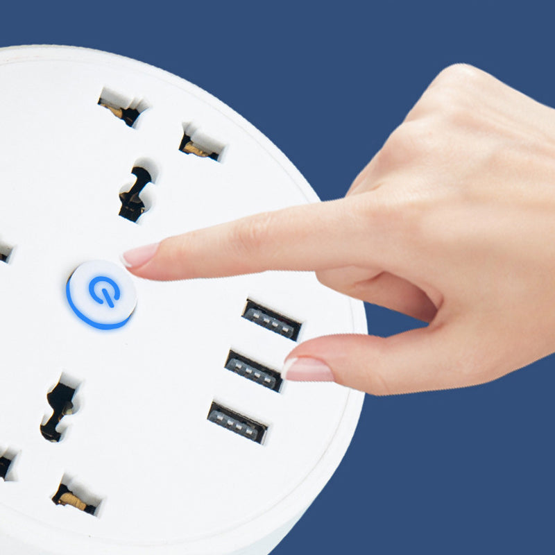 🔌Cord-Winding Universal Power Strip
