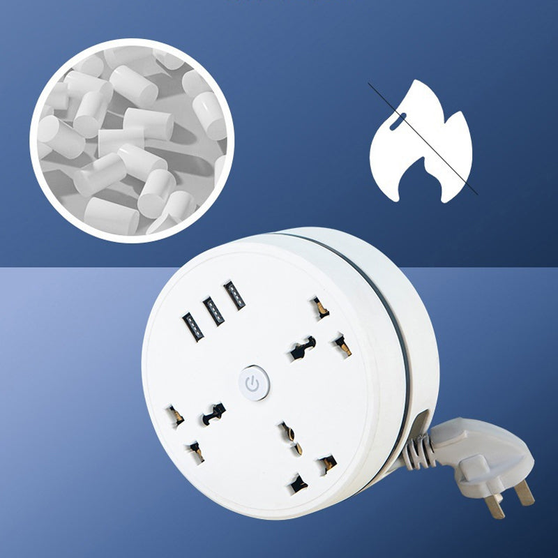 🔌Cord-Winding Universal Power Strip