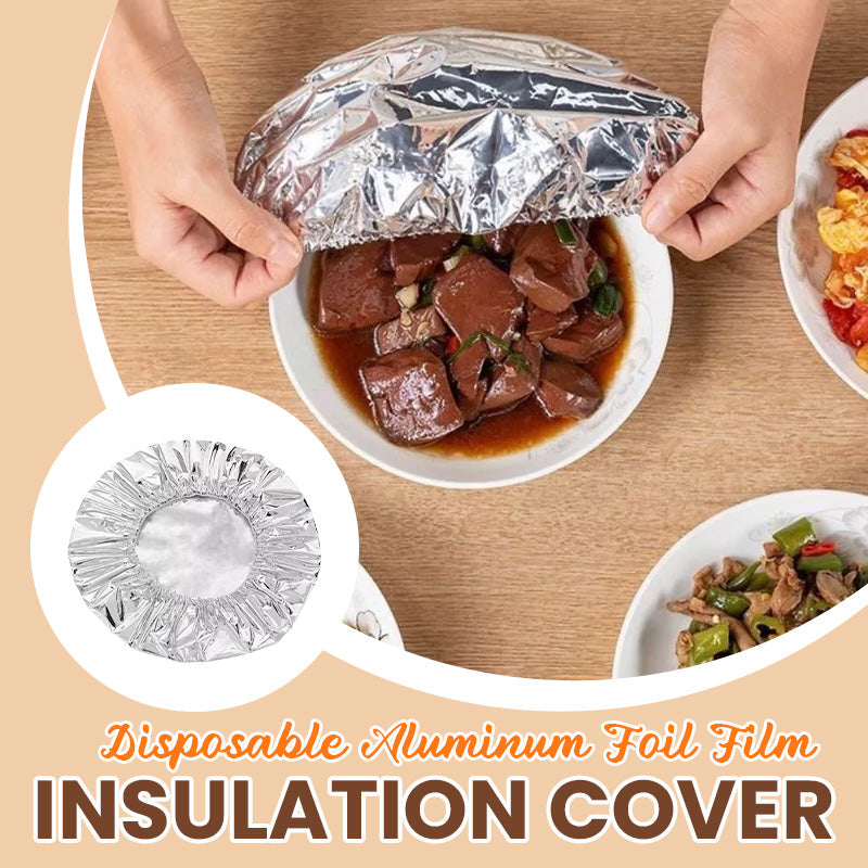 Home dining table & food container aluminum foil heat-retaining cover, kitchen food insulation and freshness keeping, high-quality aluminum foil