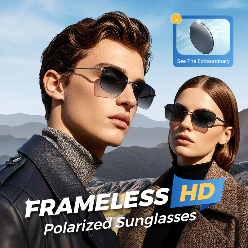Stylish Frameless High Definition Polarized Sunglasses