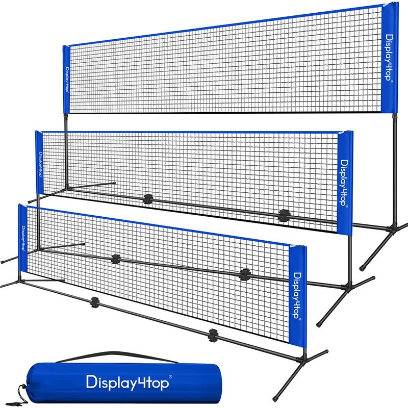 Portable Badminton & Tennis Net Set – Adjustable 3–6m Width, Easy Setup