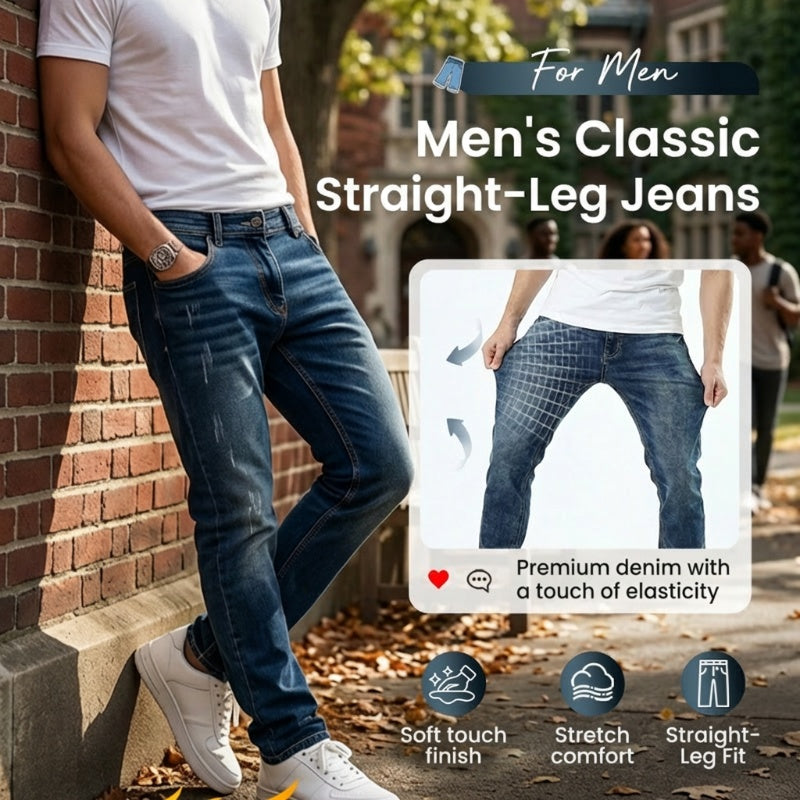 📢📢50% OFF !! ⏰Men's Modern Slim Fit Stretch Jeans