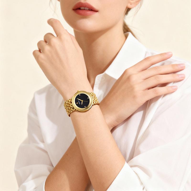 ⏳Limited-Time Special 50% OFF💥Luxury Round Bracelet Watch Fashionable Women's Wristwatch