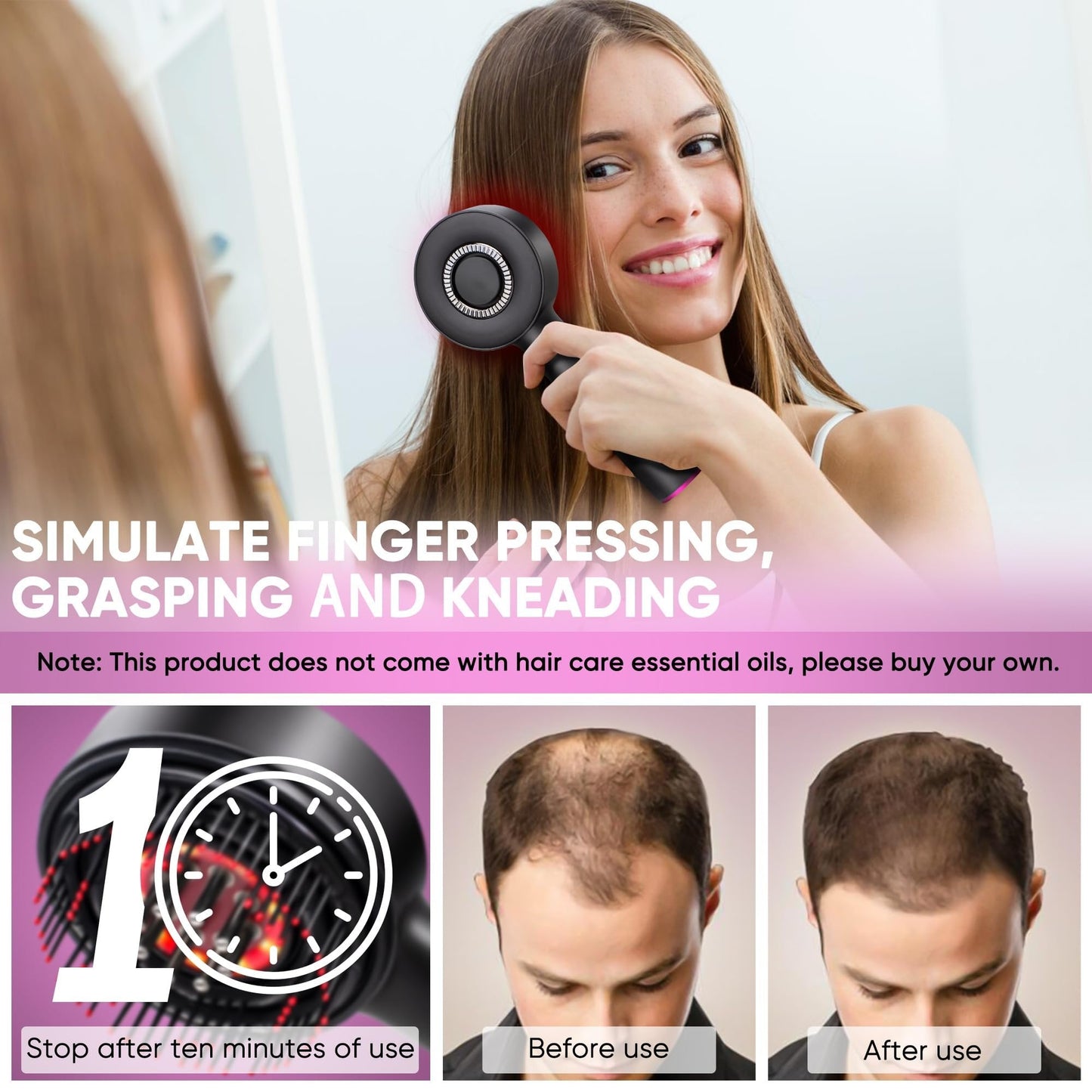 🎀Hot Sale 50% OFF 🎁 Electric Guided Liquid Conditioning Hair Massage Comb