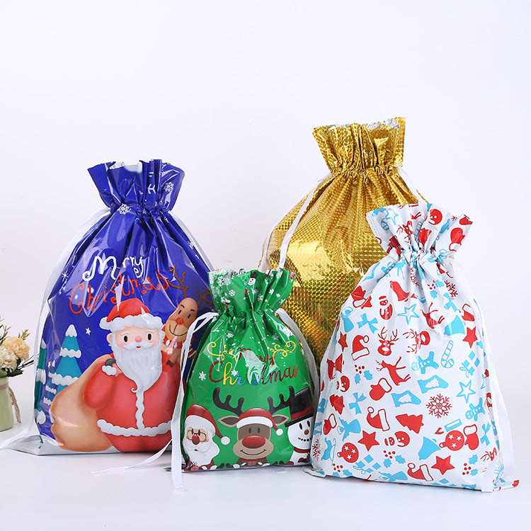 🎅Early Christmas Shopping: 50% Off🎄Drawstring Christmas Gift Bags (Biodegradable)