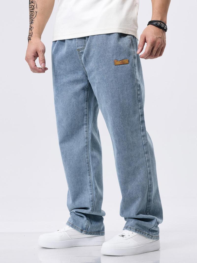 👖 49% OFF! 🕶️ Men's Casual Relaxed-Fit Jeans – Comfortable Loose Fit, Durable Denim & Timeless Style 👖