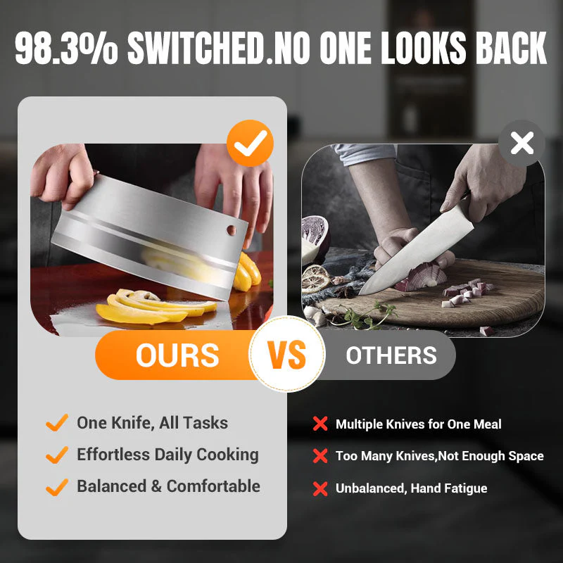 🔥EXCEPTIONAL SALE: 50% OFF! 🔪🌟🍳Forged kitchen knife—sharp and durable✂️🥩