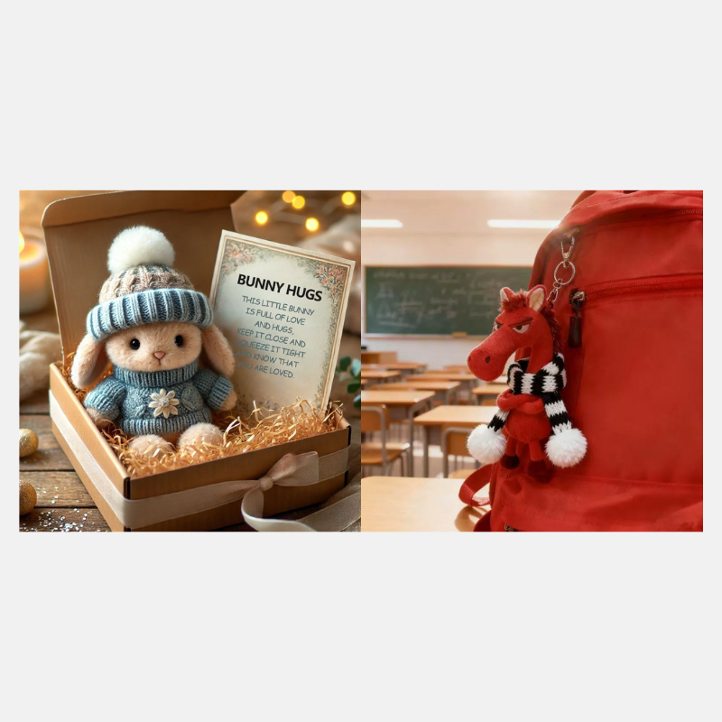 🐇 Easter Sale: 50% OFF！！💥Handmade Mini Bunny Hug Cute Easter Gift🎁
