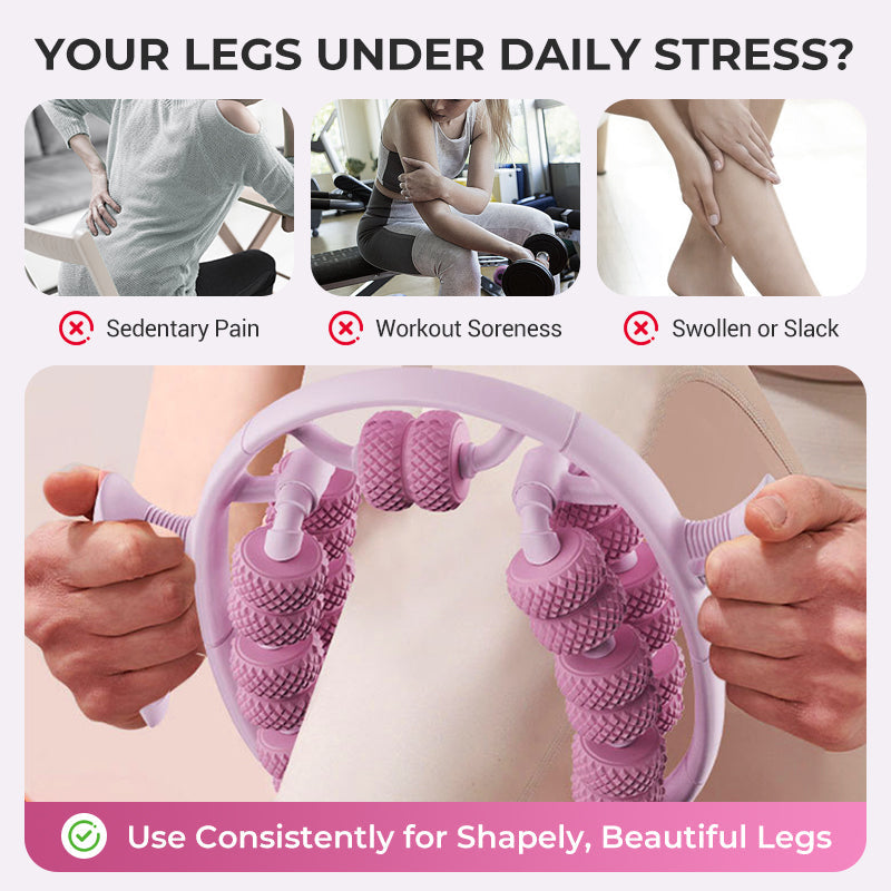 🔥 Leg Massager Roller - Ultimate Muscle Relief💆‍♀️✨