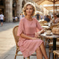 🌸Spring Sale 59% OFF🎁👗Women's Elegant Layered Ruffle Sleeve Dress – Effortless Style for Every Occasion💃