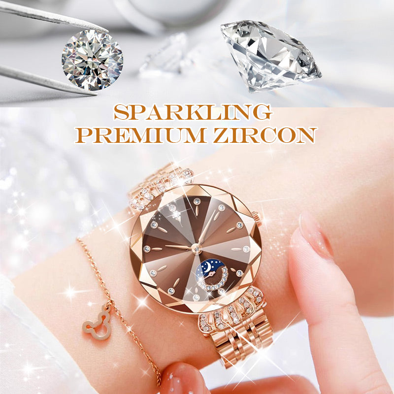 🎀60%OFF New Year Sale🎀Fashionable Diamond Moon Star Watch for Women