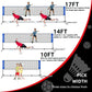Portable Badminton & Tennis Net Set – Adjustable 3–6m Width, Easy Setup
