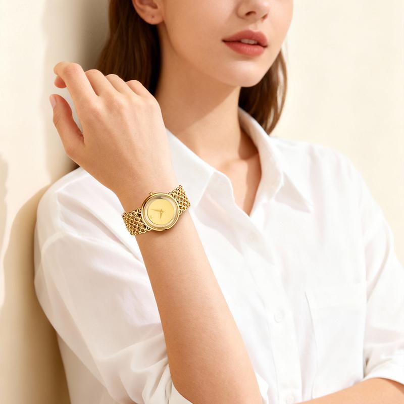 ⏳Limited-Time Special 50% OFF💥Luxury Round Bracelet Watch Fashionable Women's Wristwatch